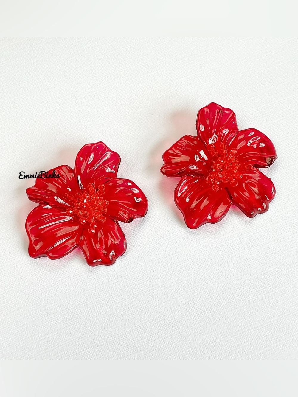 New ASOS Oversized Flower Stud Earrings